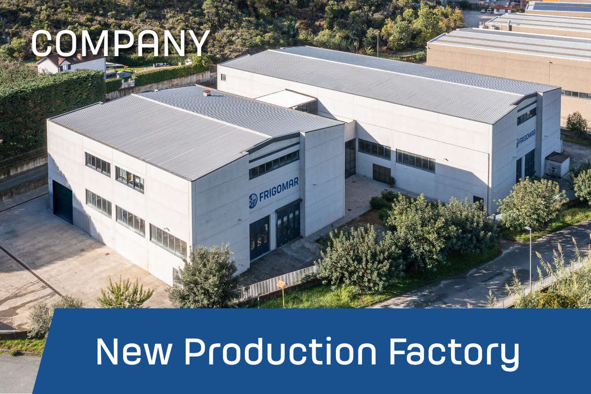 the new FRIGOMAR production plant in Casarza Ligure
